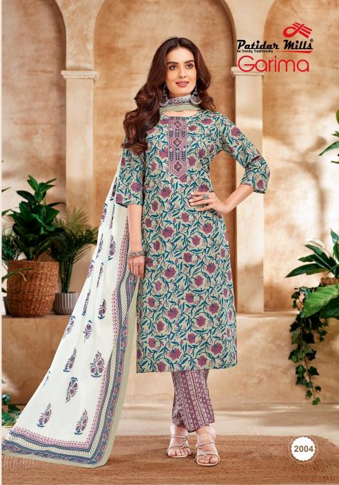 Patidar Garima Vol-2 – Kurti Pant With Dupatta - Wholesale Catalog