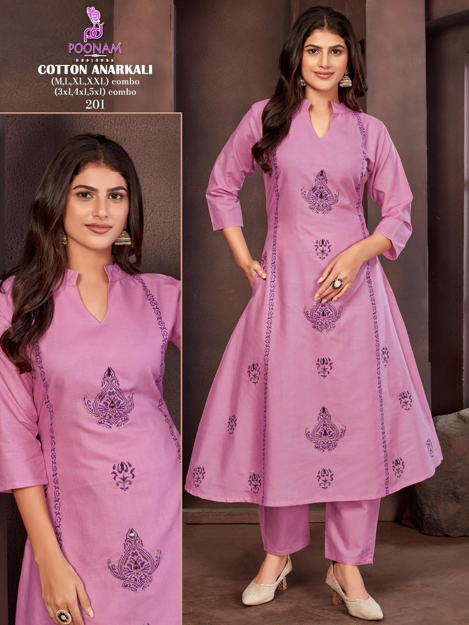Poonam Cotton Anarkali catalog hsn code for kurti in india