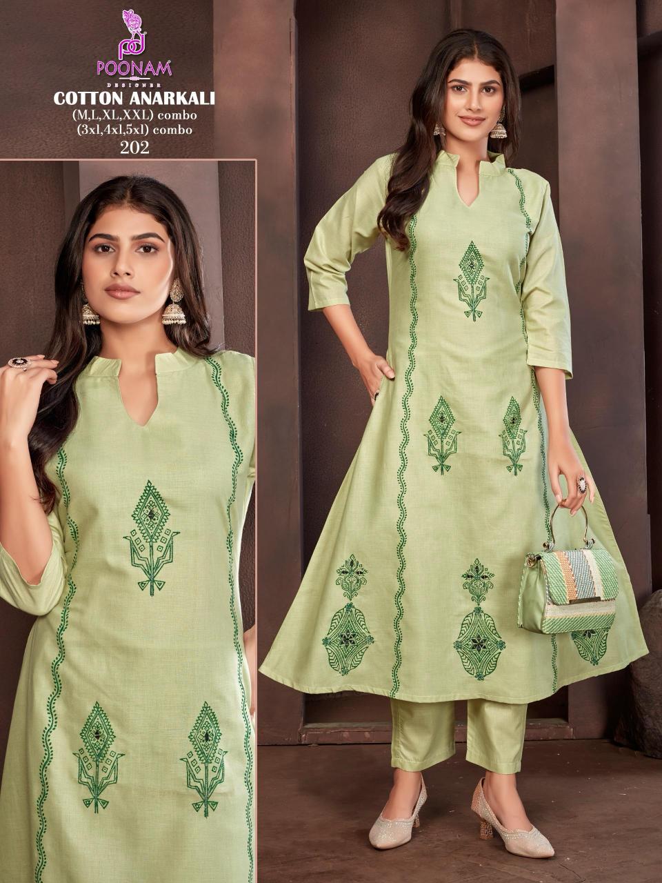 Poonam Cotton Anarkali catalog hsn code for kurti in india