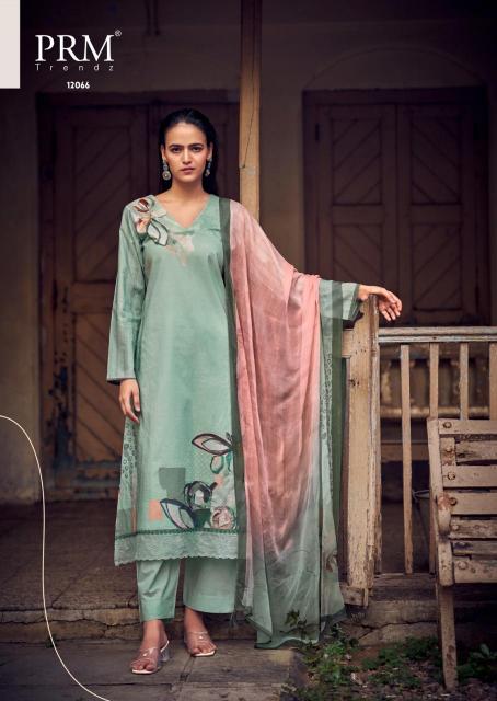 PRM Trendz Aries catalog wholesale cotton dress material in ahmedabad
