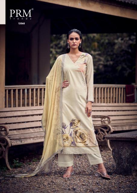 PRM Trendz Aries catalog wholesale cotton dress material in ahmedabad