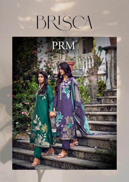 PRM Trendz Brisca catalog kolkata dress material wholesale market