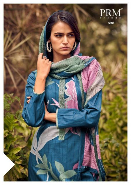 PRM Trendz Brisca catalog kolkata dress material wholesale market
