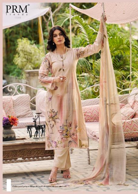 PRM Trendz Floris catalog best online dress materials wholesalers in surat