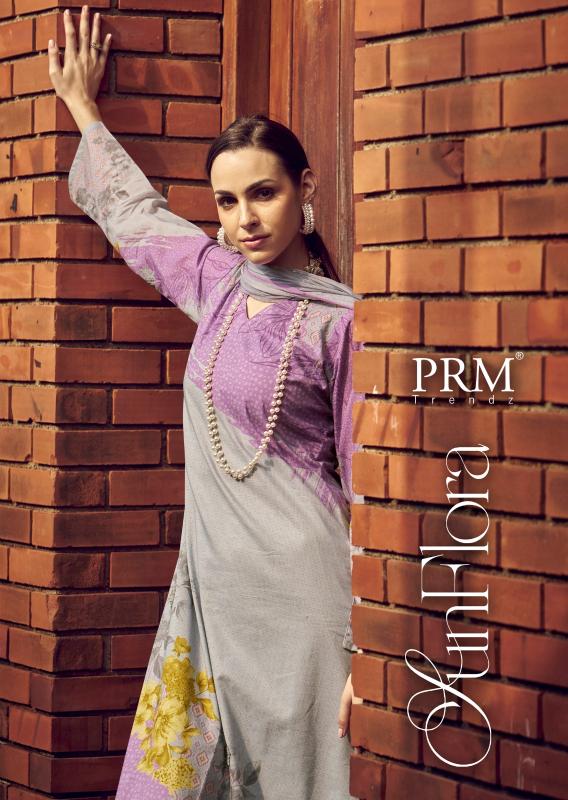 PRM Trendz Funflora Catalog wholesale dress material online 