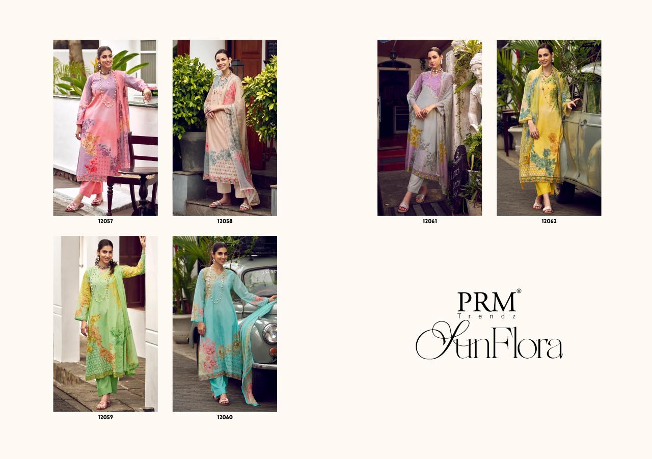 PRM Trendz Funflora Catalog wholesale dress material online 