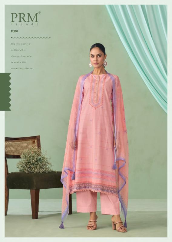 PRM Trendz Irha catalog wholesale dress materials from surat mills
