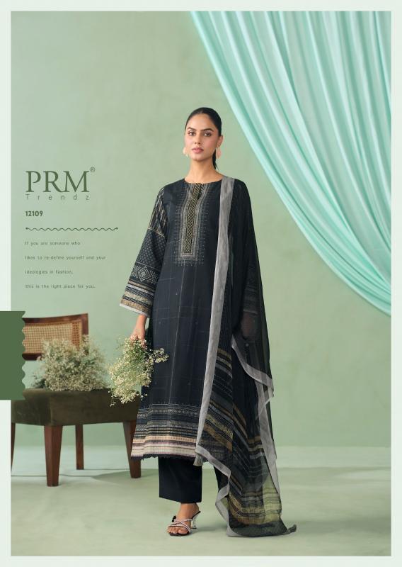 PRM Trendz Irha catalog wholesale dress materials from surat mills