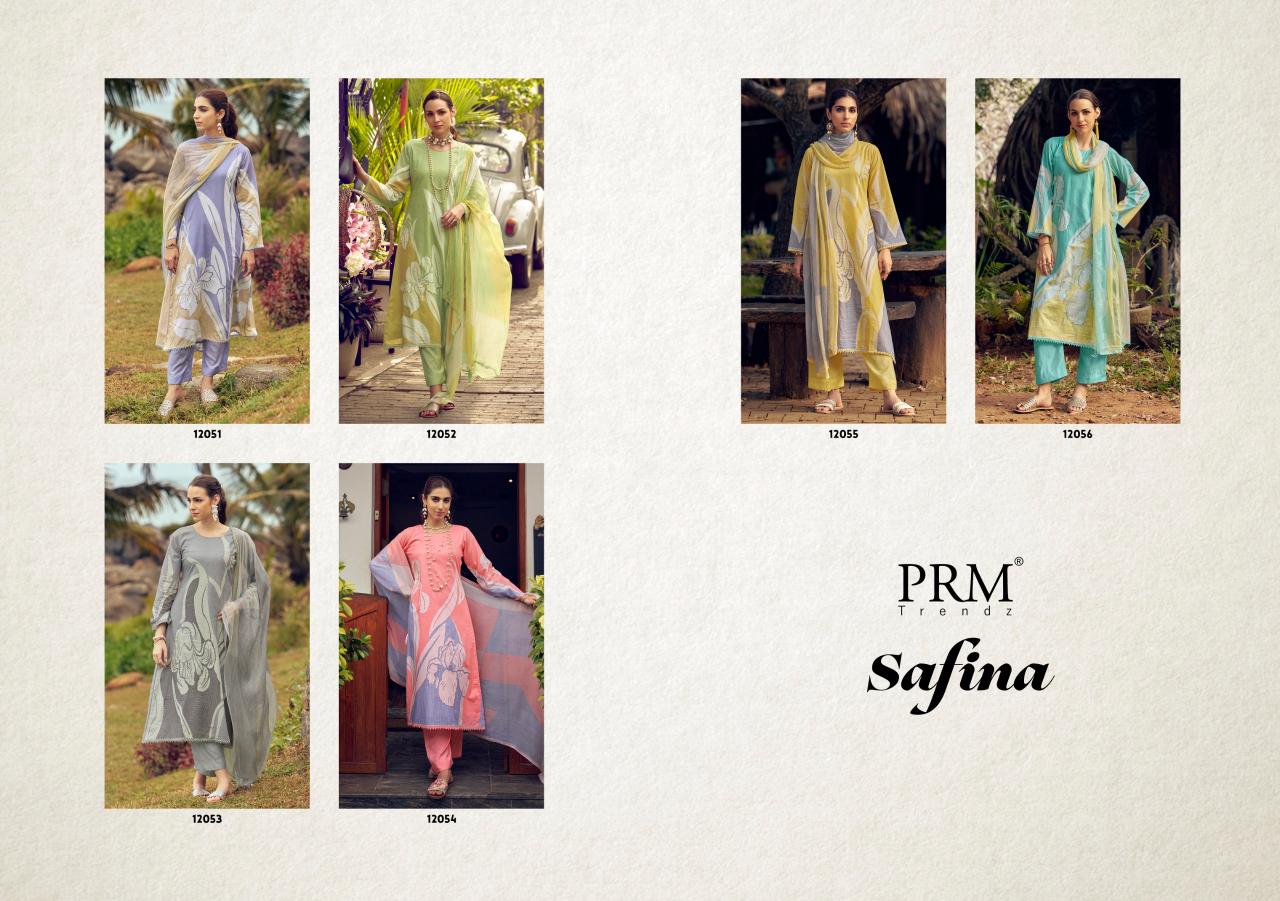 PRM Trendz Safina catalog cotton dress materials wholesale in surat