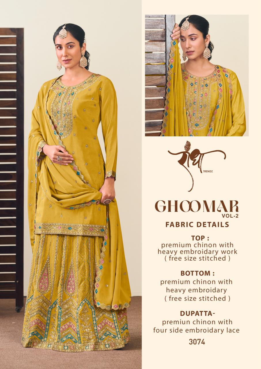 Radha Trendz Ghoomar Vol 2 Catalog pakistani designer wedding suits