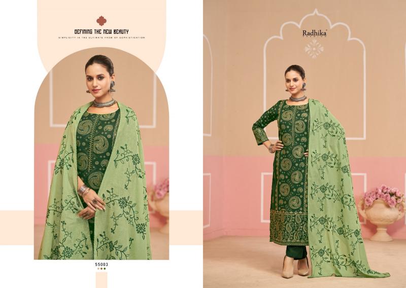 Radhika Azara Black Cherry catalog rajasthani dress material wholesale 