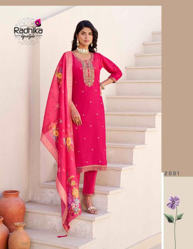 Radhika Lifestyle Albeli Vol 2 catalog mustard yellow kurti online india