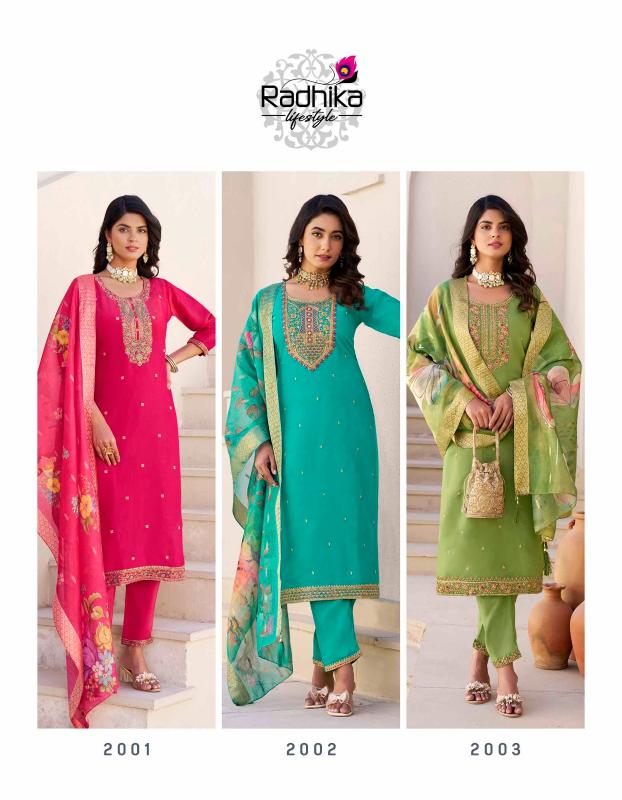 Radhika Lifestyle Albeli Vol 2 catalog mustard yellow kurti online india