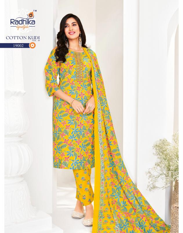 Radhika Lifestyle Cotton Kudi Vol 19 catalog popular kurti brands in india