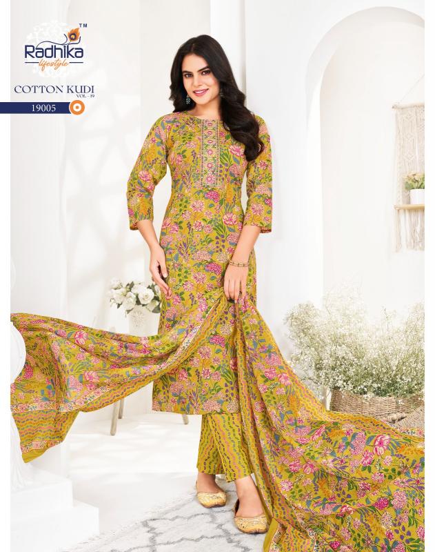 Radhika Lifestyle Cotton Kudi Vol 19 catalog popular kurti brands in india