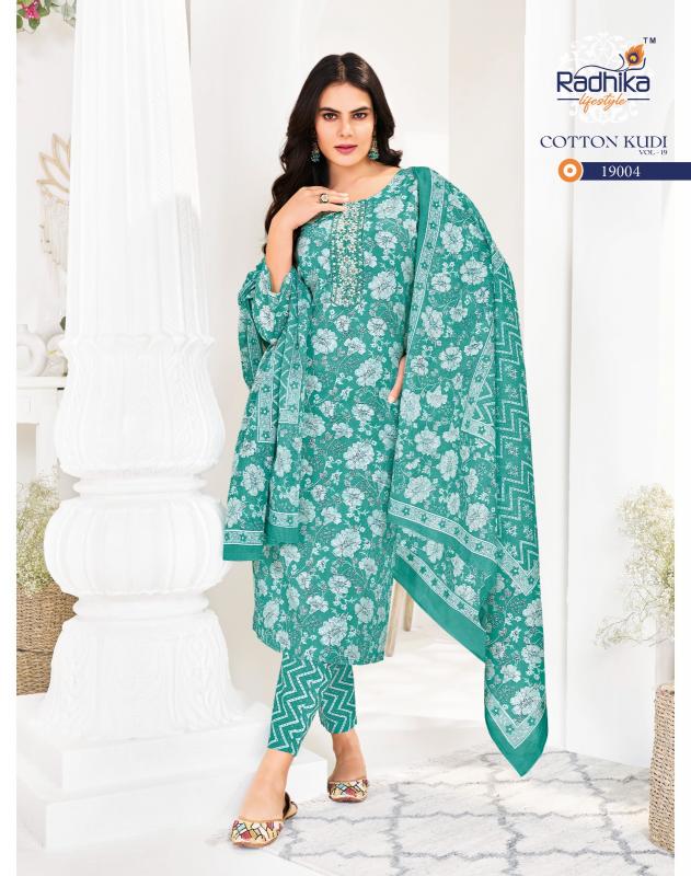 Radhika Lifestyle Cotton Kudi Vol 19 catalog popular kurti brands in india