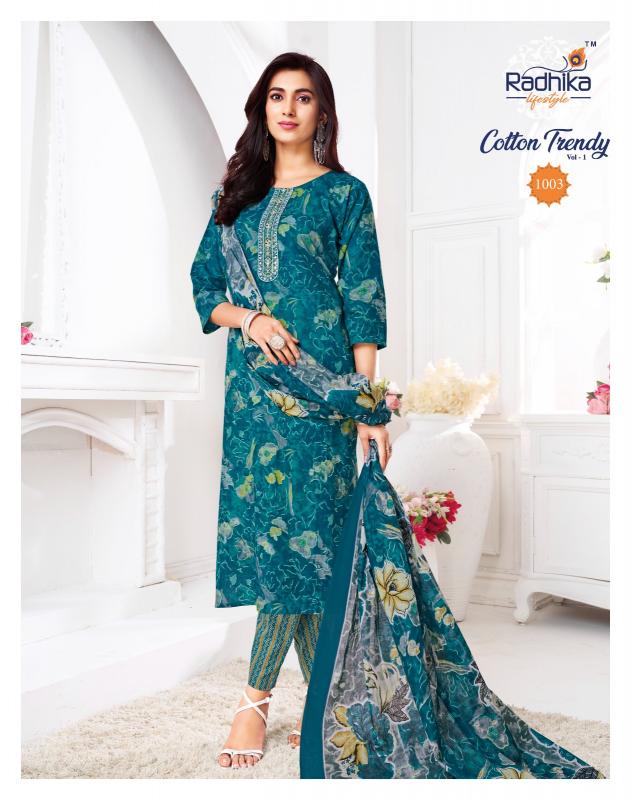 Radhika Lifestyle Cotton Trendy vol 1 catalog ready made kurtis online india 