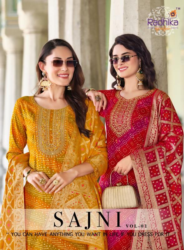 Radhika Lifestyle Sajni Vol 2 catalog banarasi kurti online india