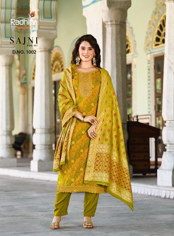 Radhika Lifestyle Sajni Vol 2 catalog banarasi kurti online india