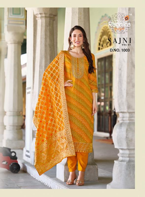 Radhika Lifestyle Sajni Vol 2 catalog banarasi kurti online india