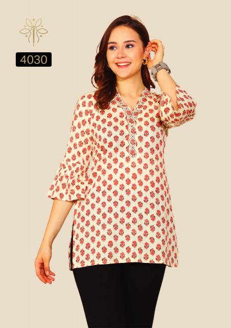 Rajnandini Vamika vol 1 catalog cotton short kurtis online india