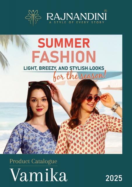 Rajnandini Vamika vol 1 catalog cotton short kurtis online india