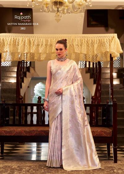 Rajpath Shella Silver catalog buy designer silk sarees online in india