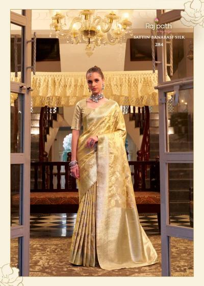 Rajpath Shella Silver catalog buy designer silk sarees online in india