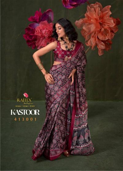 Rajtex Kastoor catalog saree distributors in surat