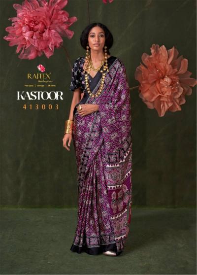 Rajtex Kastoor catalog saree distributors in surat