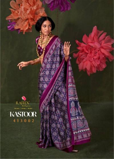 Rajtex Kastoor catalog saree distributors in surat