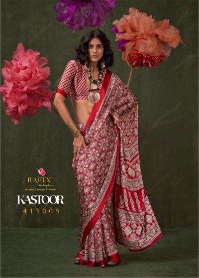 Rajtex Kastoor catalog saree distributors in surat