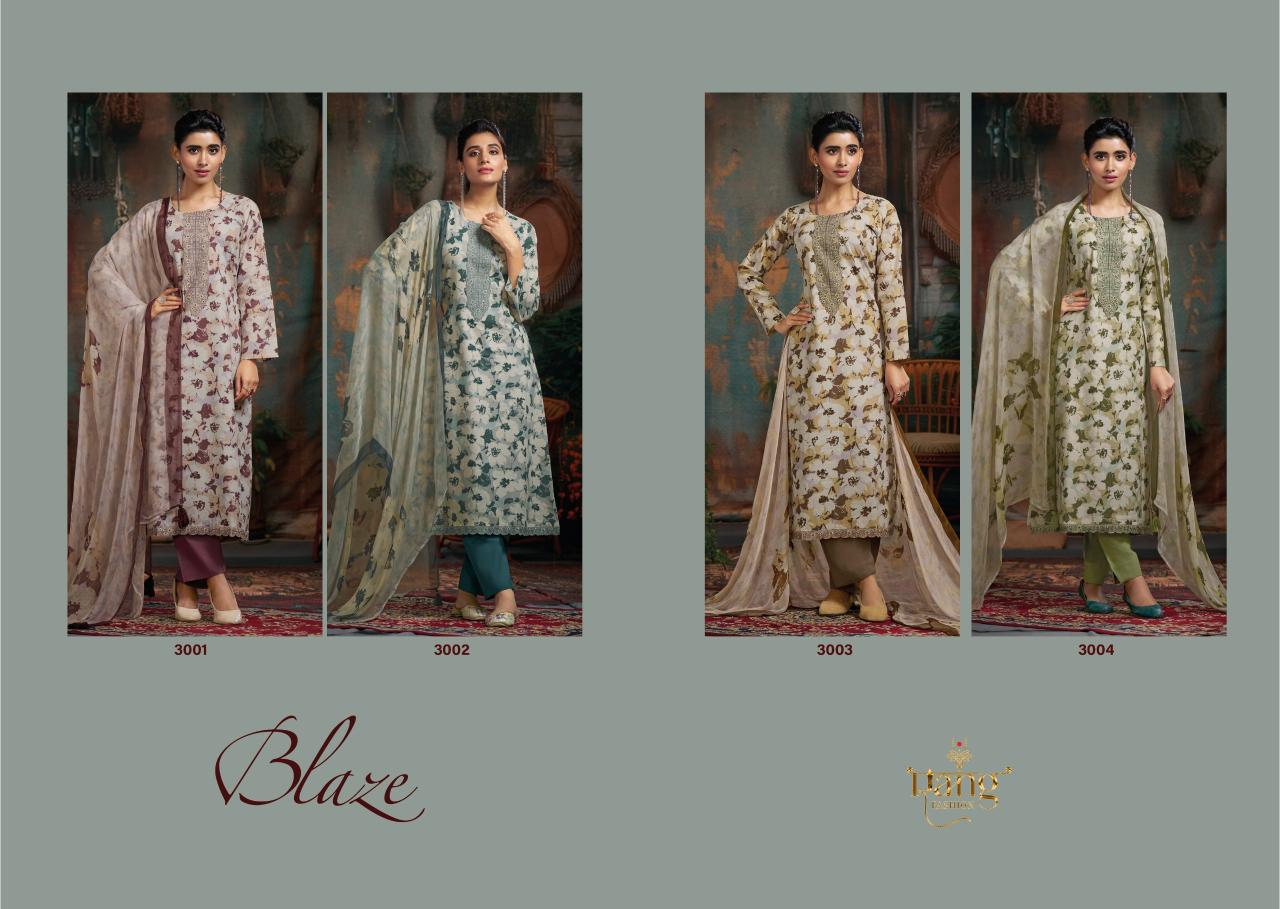 Rang Fashion Blaze catalog wholesale dress materials suppliers in bangalore 