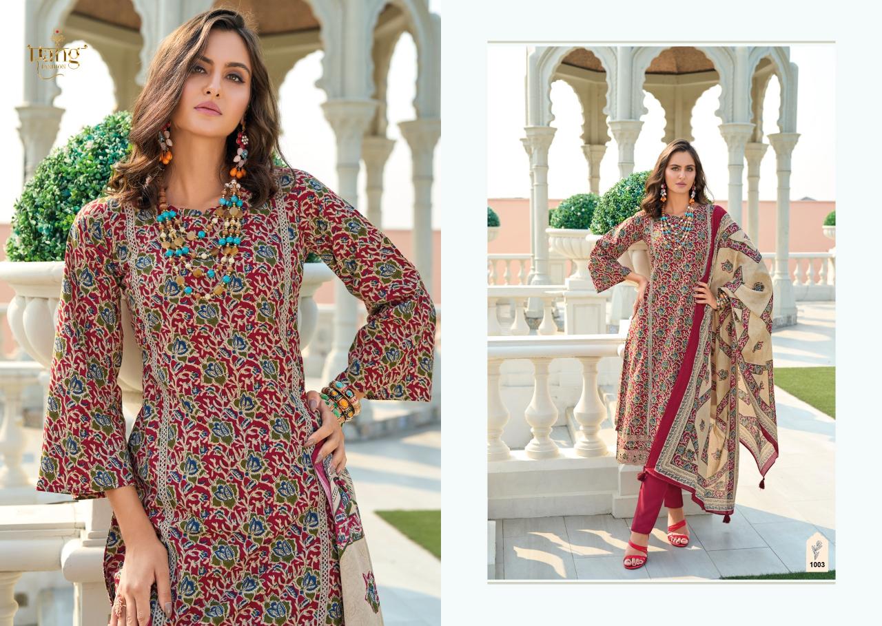 Rang Fashion Heerva wholesale cotton dress material in surat