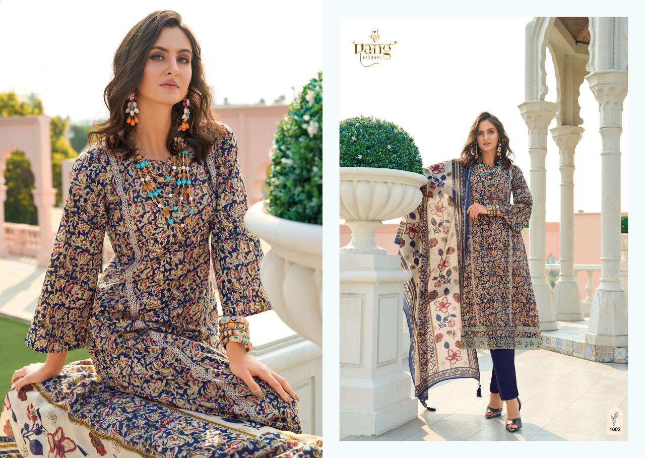 Rang Fashion Heerva wholesale cotton dress material in surat