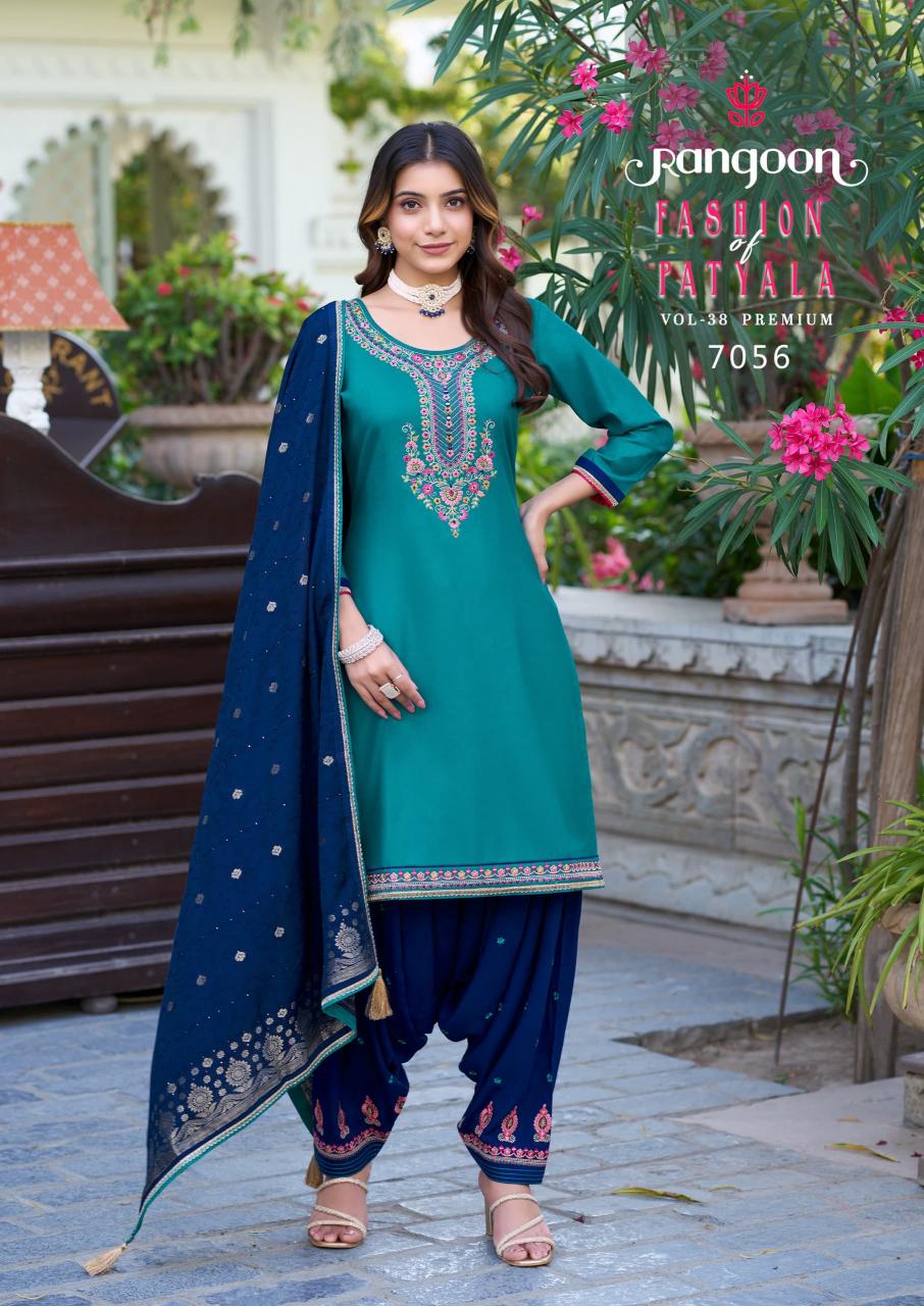 Rangoon fashion of Patiala catalog jaipuri kurtis wholesale market in jaipur