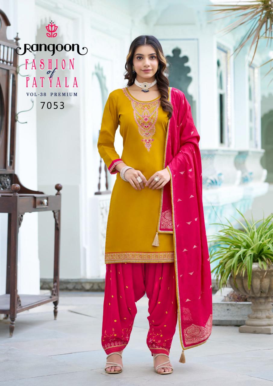 Rangoon fashion of Patiala catalog jaipuri kurtis wholesale market in jaipur