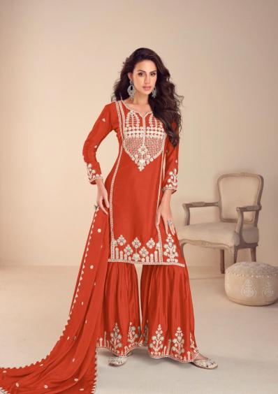 Rasalika Mehfil Gold catalog pakistani wholesale salwar kameez in karachi