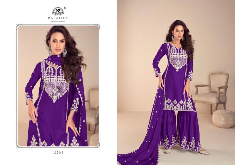 Rasalika Mehfil Gold catalog pakistani wholesale salwar kameez in karachi