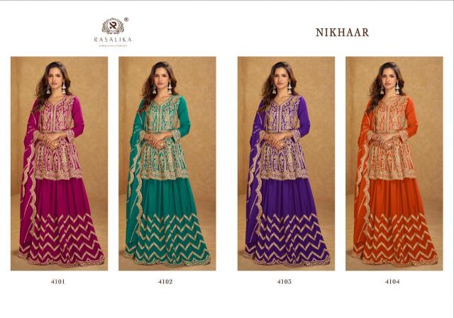 Rasalika Nikhaar Catalog salwar kameez manufacturer wholesaler and exporters