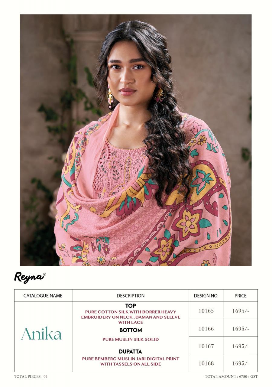Reyna Anika catalog wholesale market of salwar kameez in bangalore