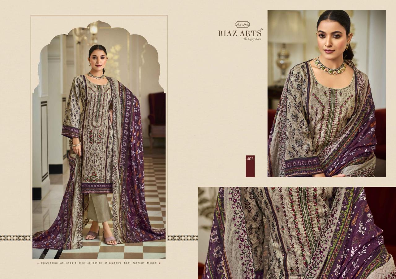Riaz Arts Bin Saeed Hitlist Catalog wholesale ladies dress material in surat 