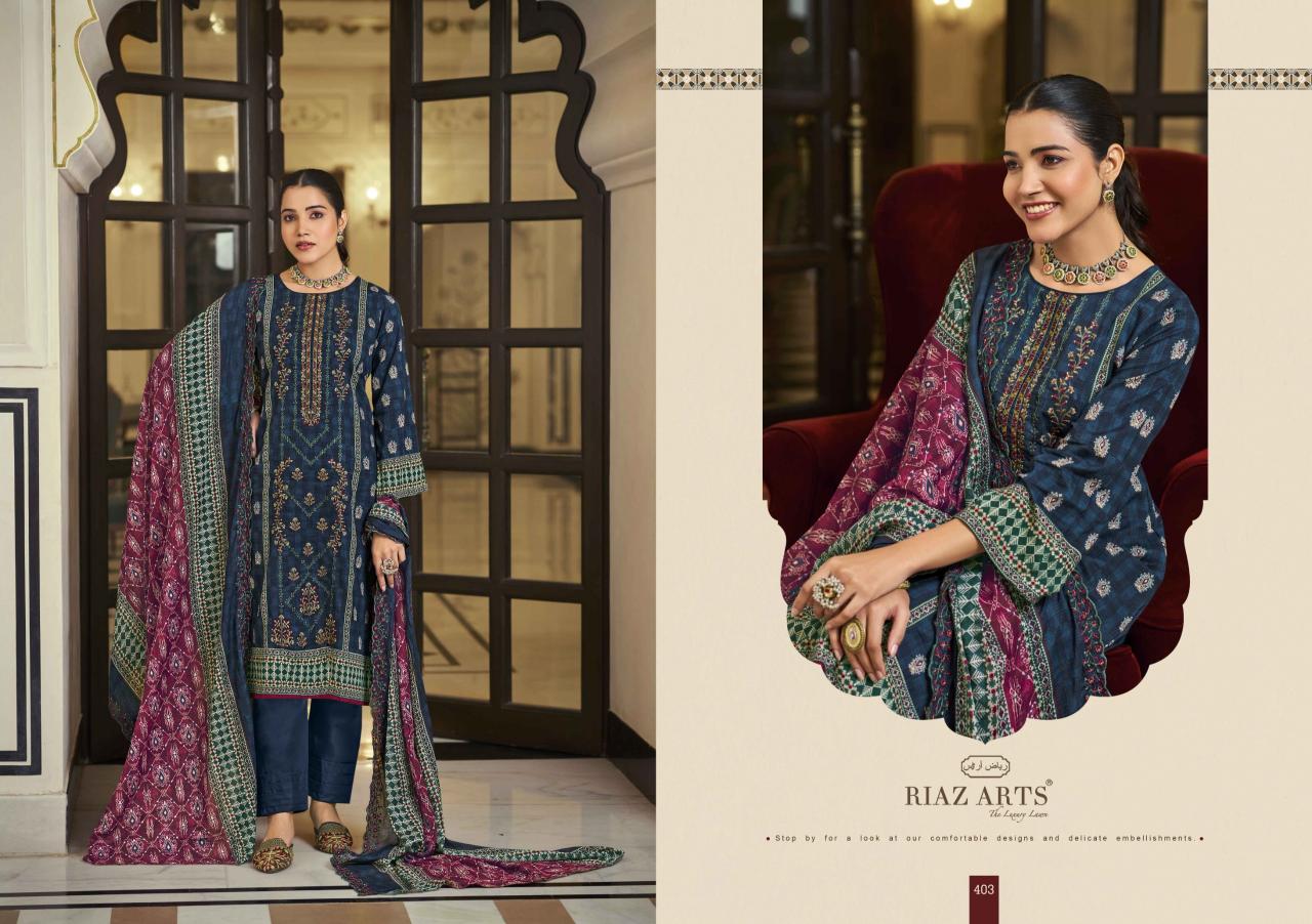 Riaz Arts Bin Saeed Hitlist Catalog wholesale ladies dress material in surat 