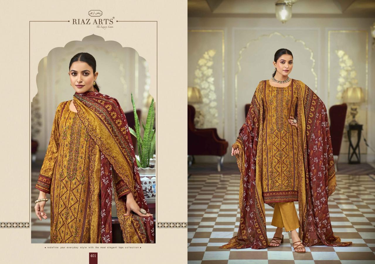Riaz Arts Bin Saeed Hitlist Catalog wholesale ladies dress material in surat 