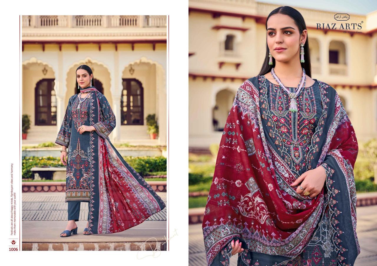 Riaz Arts Bin Saeed Vol 7 Catalog wholesale dress materials in erode