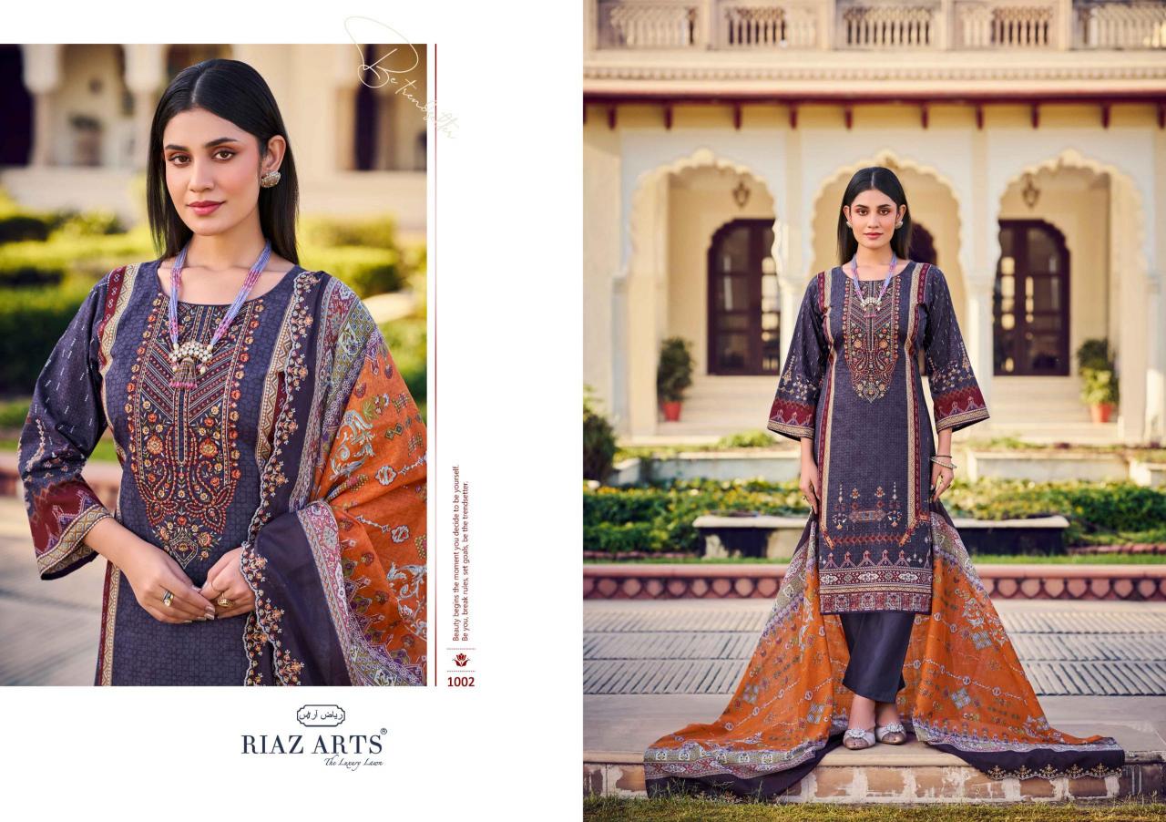 Riaz Arts Bin Saeed Vol 7 Catalog wholesale dress materials in erode