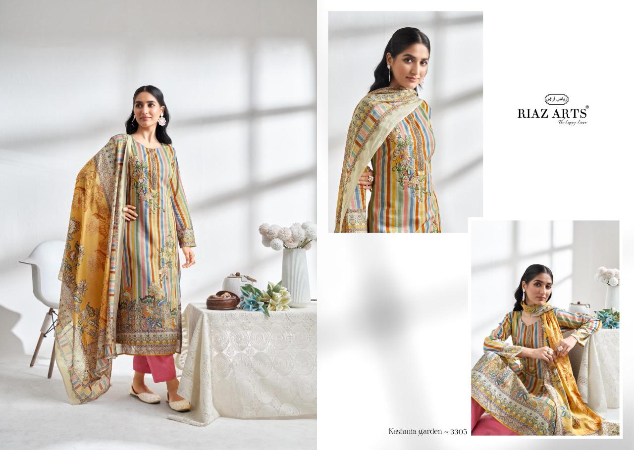 Riaz Arts Kashmiri Garden Catalog wholesale dress materials in pondicherry