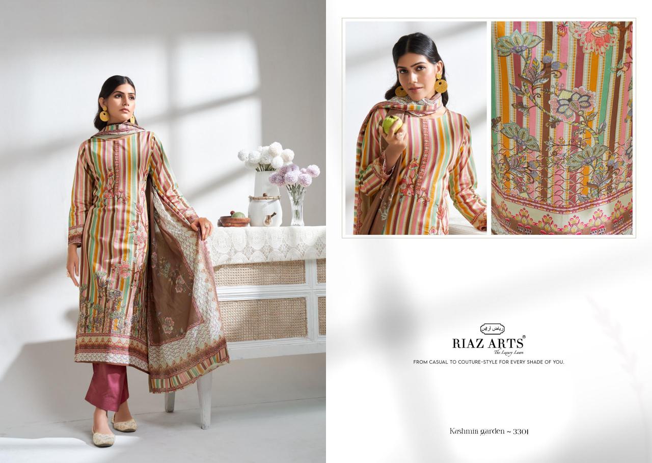 Riaz Arts Kashmiri Garden Catalog wholesale dress materials in pondicherry