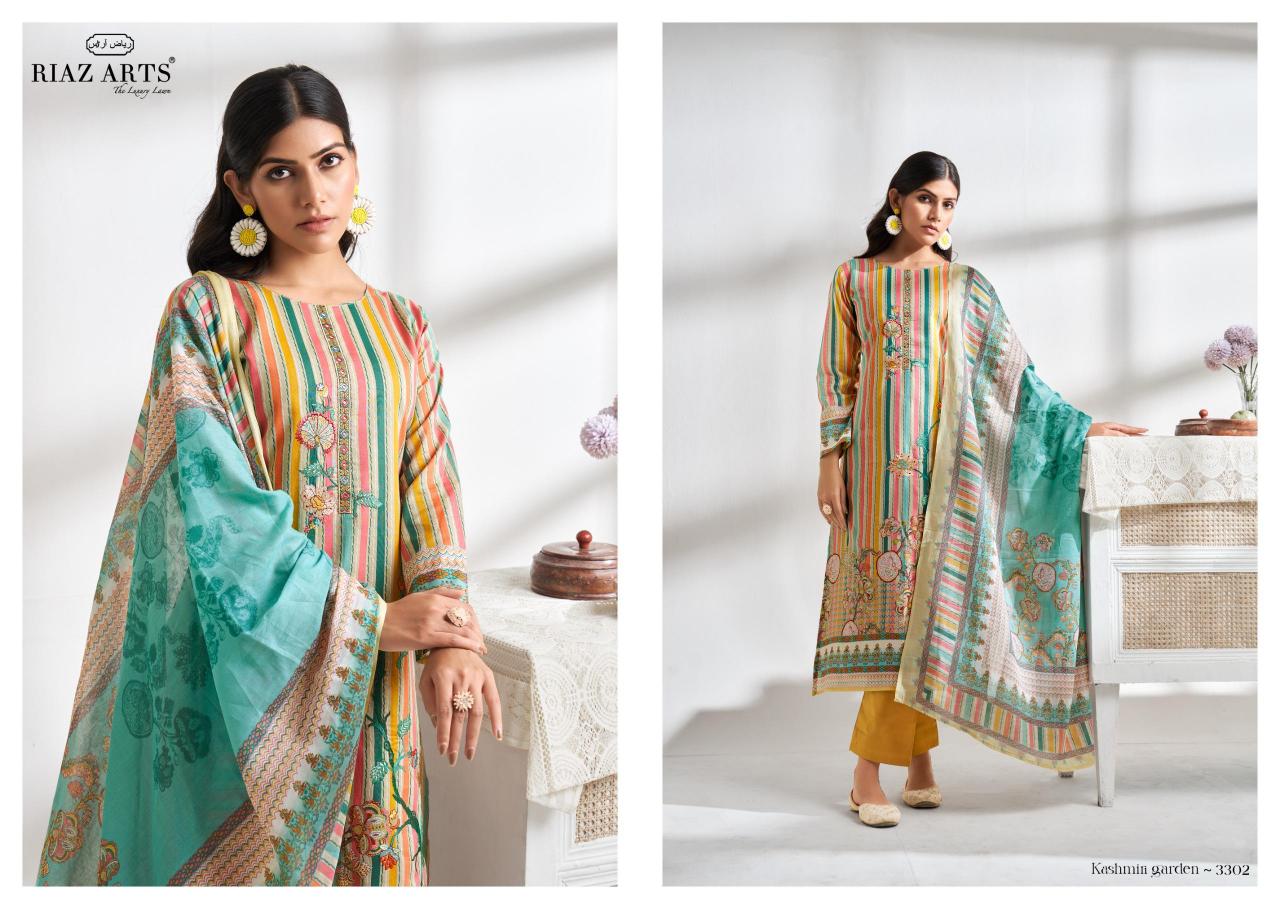 Riaz Arts Kashmiri Garden Catalog wholesale dress materials in pondicherry