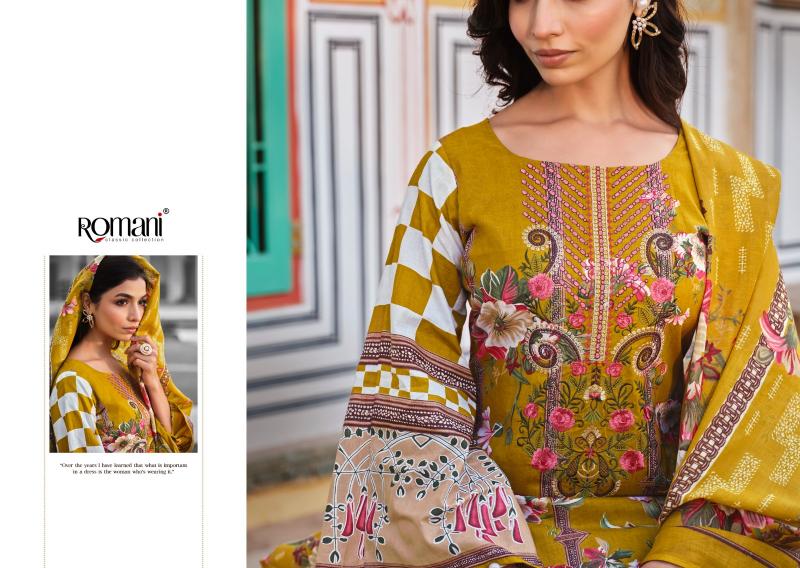 Romani Aarzu Vol 16 Catalog cotton dress materials wholesale in surat 